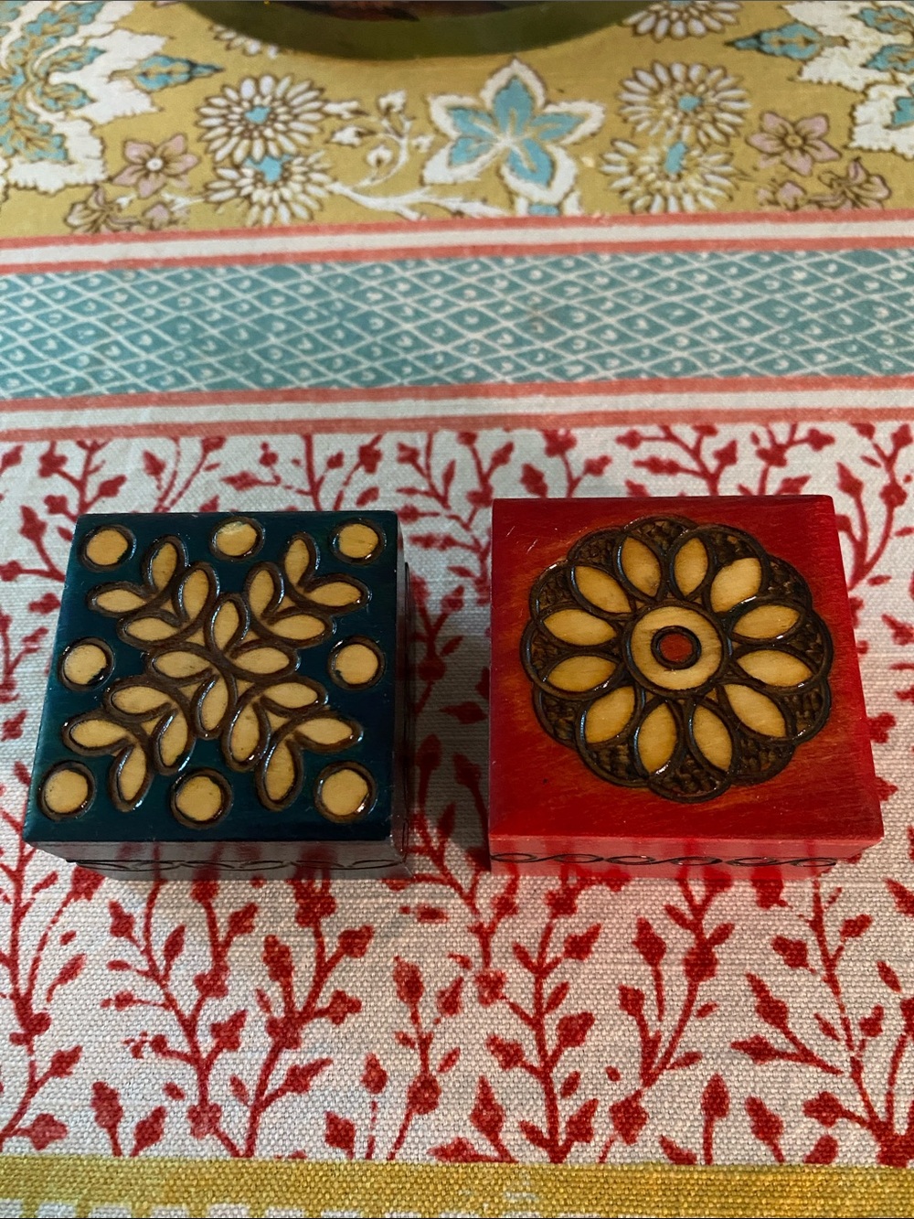 Handcrafted Decorative Wood Trinket Boxes from Poland